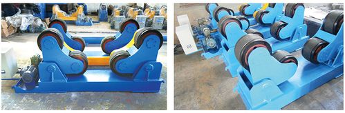 产品中心 焊接辅机 hrzt-自调式焊接滚轮架主要用于圆形筒体的焊接